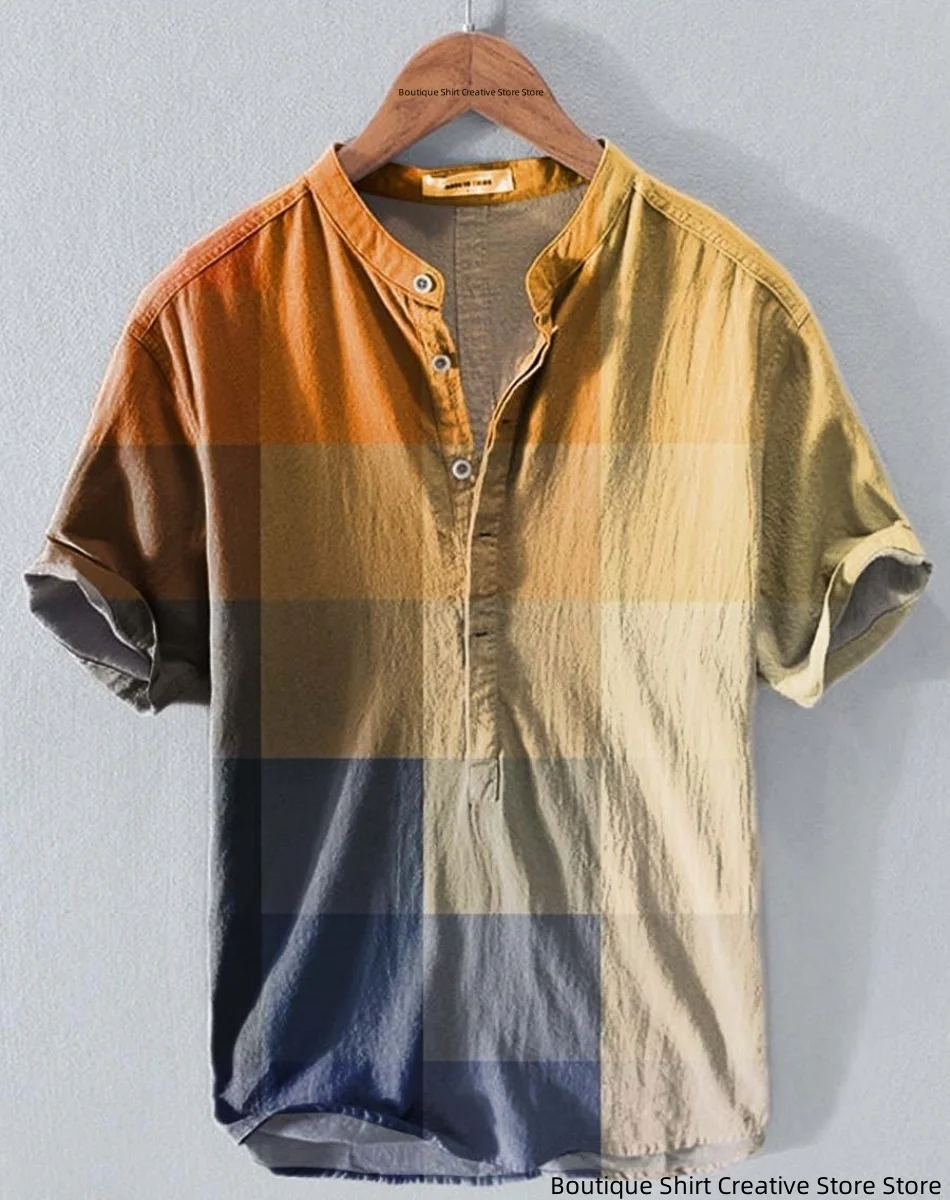 New linen 3D printed pullover shirt, street fashion casual shirt, 3D printed ethnic style pullover Hawaiian pullover casual shir
New linen 3D printed pullover shirt, street fashion casual shirt, 3D printed ethnic style pullover Hawaiian pullover casual shir