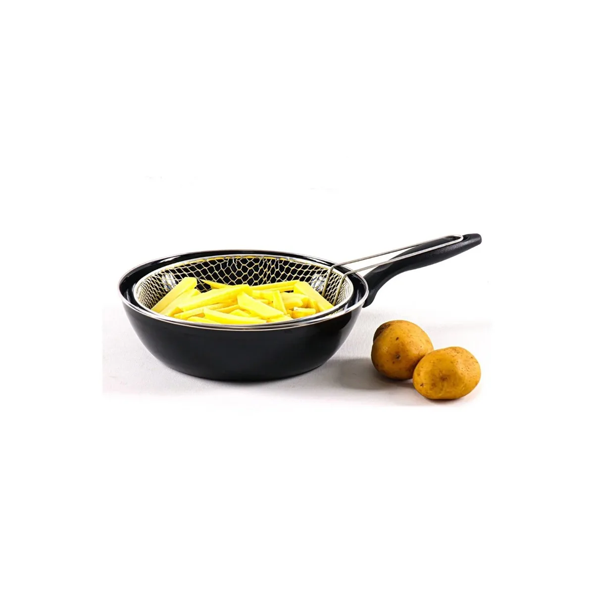 Enamel Wire Wok Frying Pan 26cm Cast Iron Fireproof Non-Stick Pans Pots Potato Meat Egg Cooking Kitchen Utensils Chef Pans
Enamel Wire Wok Frying Pan 26cm Cast Iron Fireproof Non-Stick Pans Pots Potato Meat Egg Cooking Kitchen Utensils Chef Pans