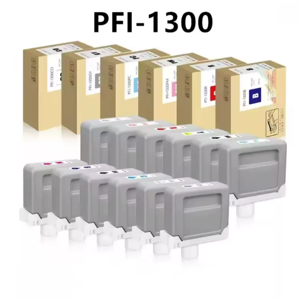 High Quality 330ml PFI-1300 Ink Cartridge With Pigment Ink for Canon Pro 2000 4000 4000s 6000 6000s Pro 2100 4100 6100
High Quality 330ml PFI-1300 Ink Cartridge With Pigment Ink for Canon Pro 2000 4000 4000s 6000 6000s Pro 2100 4100 6100