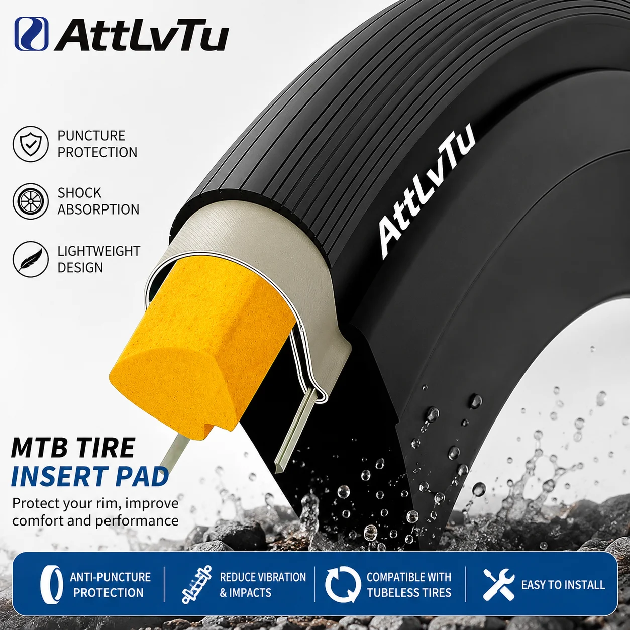 Tubeless Tire Insert Rim Protection Liner for 700C 27.5 29 MTB Road Gravel Bike Anti Puncture Cushion
Tubeless Tire Insert Rim Protection Liner for 700C 27.5 29 MTB Road Gravel Bike Anti Puncture Cushion