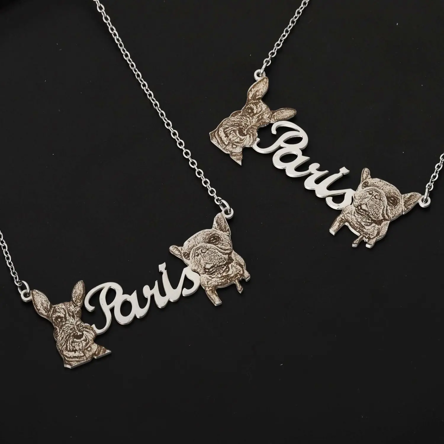 Double Pet Custom Cut Name Necklace Personalized Stainless Steel Fashion Couple Accessories Valentine's Day Gift For Girlfriend
Double Pet Custom Cut Name Necklace Personalized Stainless Steel Fashion Couple Accessories Valentine's Day Gift For Girlfriend