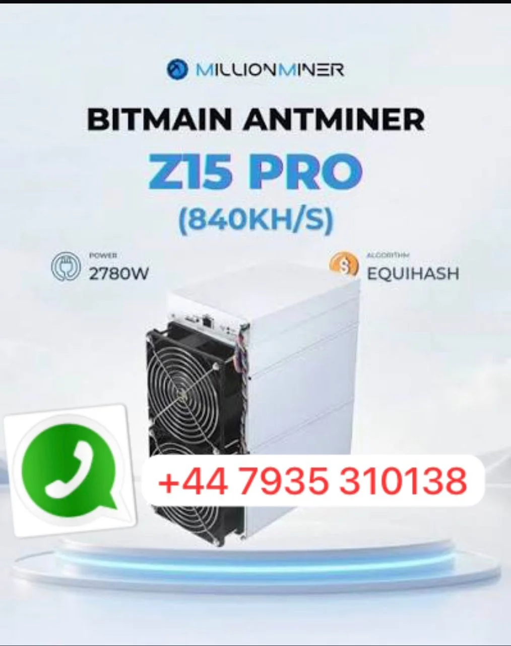 A High Profit Bitmain Antminer Z15 Pro 840KH/s 420K ZEC Miner | Equihash Algorithm Mining Machine | Ready to Ship
A High Profit Bitmain Antminer Z15 Pro 840KH/s 420K ZEC Miner | Equihash Algorithm Mining Machine | Ready to Ship