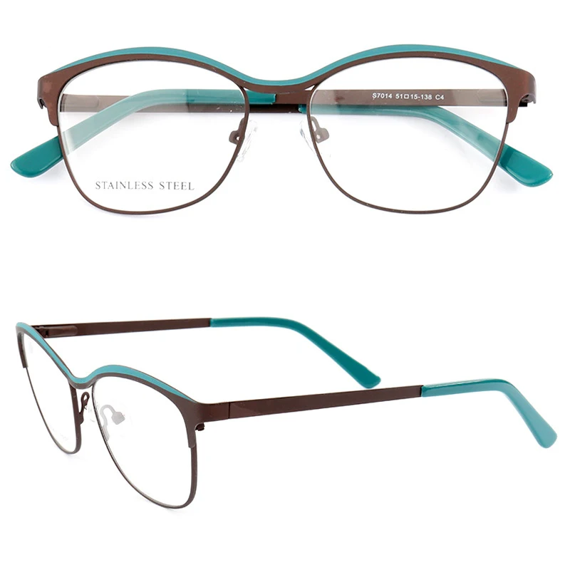 Round Women Metal Eyeglasses Frames Men Square Optical Glasses Frame Stainless Steel Lightweight Rx Spectacles Green Fashionable
Round Women Metal Eyeglasses Frames Men Square Optical Glasses Frame Stainless Steel Lightweight Rx Spectacles Green Fashionable