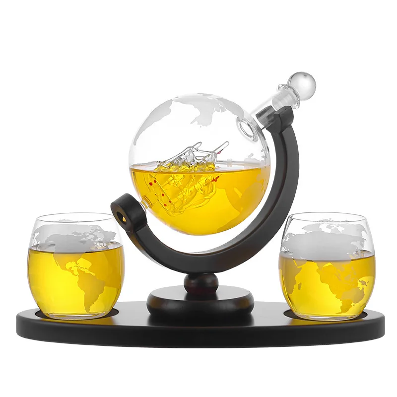 Графин для виски, набор глобусов с 2 стаканами, Bourbon Rum Scotch, кристально прозрачный графин, наборы крутых подарков для мужа, любителей виски
Графин для виски, набор глобусов с 2 стаканами, Bourbon Rum Scotch, кристально прозрачный графин, наборы крутых подарков для мужа, любителей виски