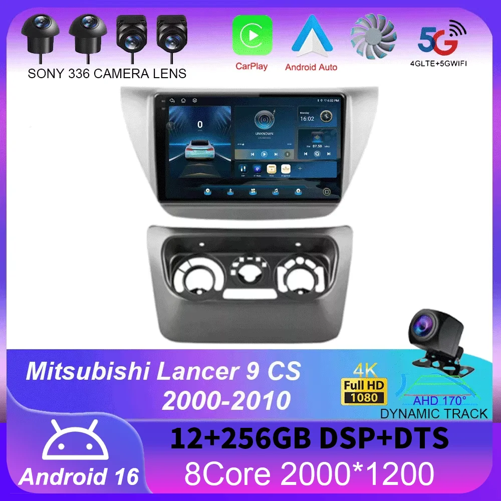 Android 16 Carplay Car Radio For Mitsubishi Lancer 9 CS 2000-2010 Multimedia Video Player Navigation Stereo 2Din 2 Din Head Unit
Android 16 Carplay Car Radio For Mitsubishi Lancer 9 CS 2000-2010 Multimedia Video Player Navigation Stereo 2Din 2 Din Head Unit