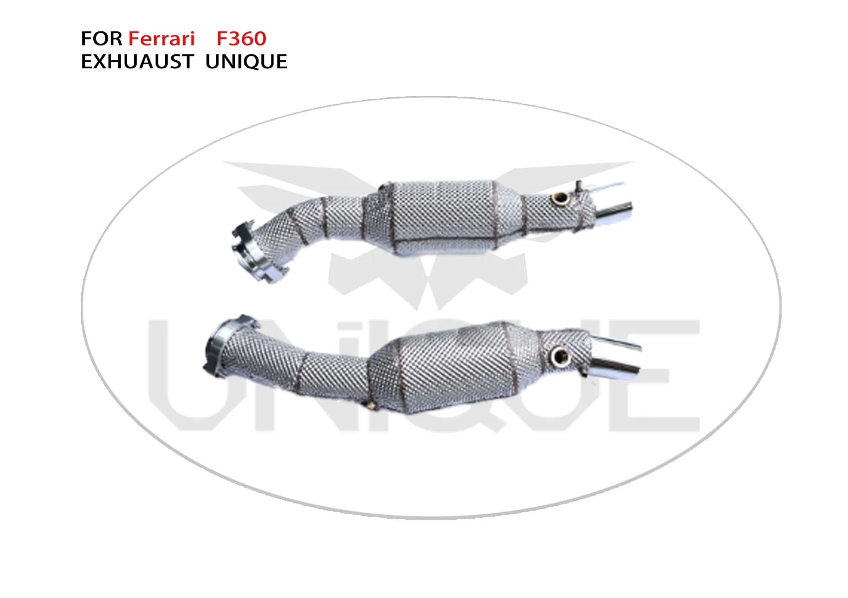 UNIQUE Exhaust System High Flow Performance Downpipe For Ferrari F360 Auto Modification Header With Catalyst
UNIQUE Exhaust System High Flow Performance Downpipe For Ferrari F360 Auto Modification Header With Catalyst