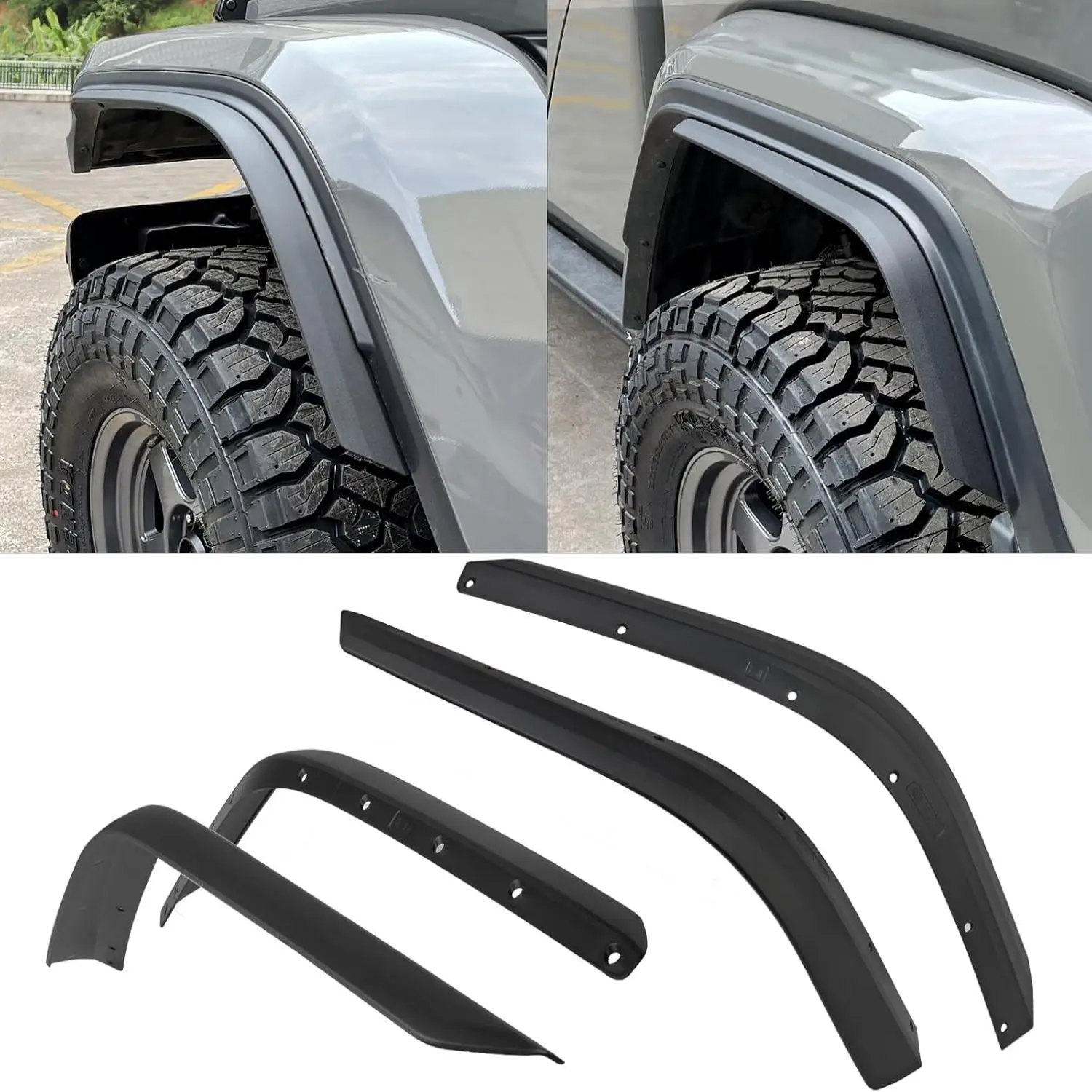 Front & Rear Fender Liner Fender Trim Extension Protector for Jeep Gladiator Sport & Willys 4 Pcs
Front & Rear Fender Liner Fender Trim Extension Protector for Jeep Gladiator Sport & Willys 4 Pcs