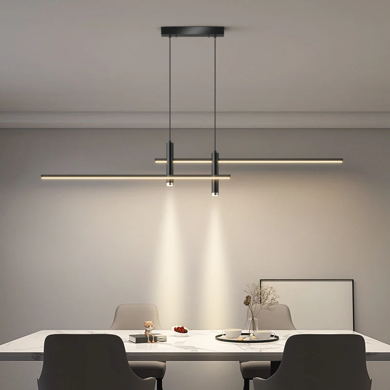 Nordic dining room chandelier minimalist monogram long strip light modern bar dining room table light with dining room light
Nordic dining room chandelier minimalist monogram long strip light modern bar dining room table light with dining room light