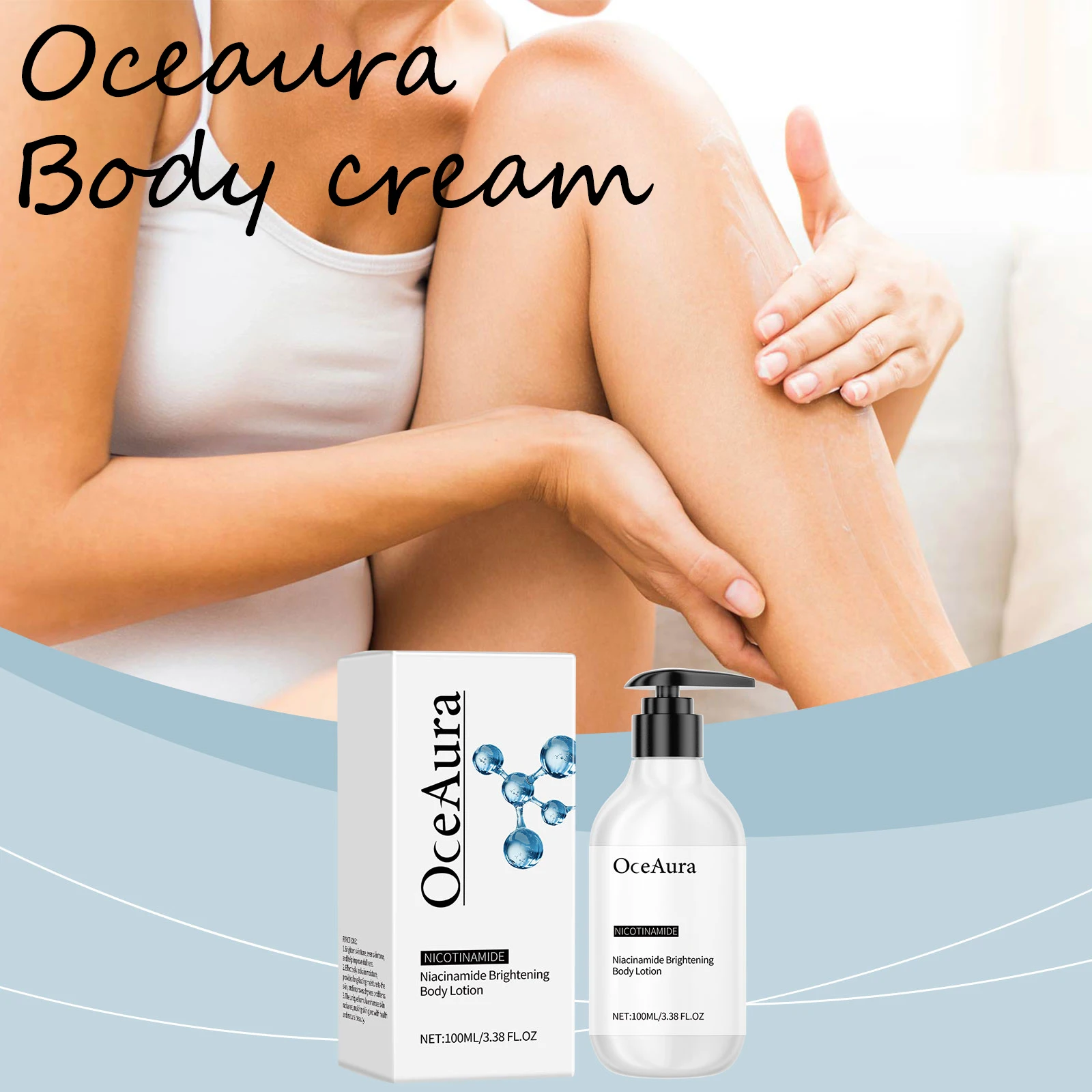 Oceaura Niacinamide Body Cream Gentle Lasting Moisturizing Relief Dryness Nourishing Whitening Smoothing Skin Body Cream
Oceaura Niacinamide Body Cream Gentle Lasting Moisturizing Relief Dryness Nourishing Whitening Smoothing Skin Body Cream