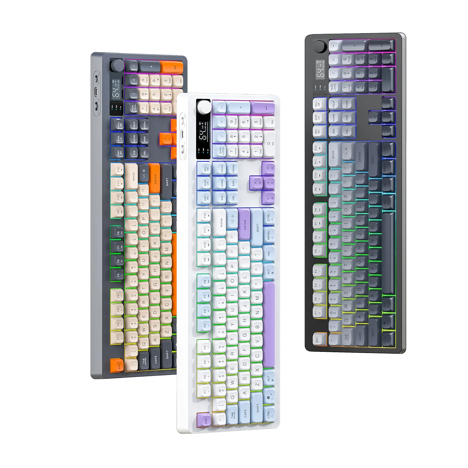 Беспроводная русская клавиатура с русской, испанской, арабской, корейской раскладкой и 104 клавишами, с регулятором громкости на экране, RGB-подсветкой TK100, тип C, 2000 мА·ч, подключение по Bluetooth 2.4G, игровая, о
Беспроводная русская клавиатура с русской, испанской, арабской, корейской раскладкой и 104 клавишами, с регулятором громкости на экране, RGB-подсветкой TK100, тип C, 2000 мА·ч, подключение по Bluetooth 2.4G, игровая, о