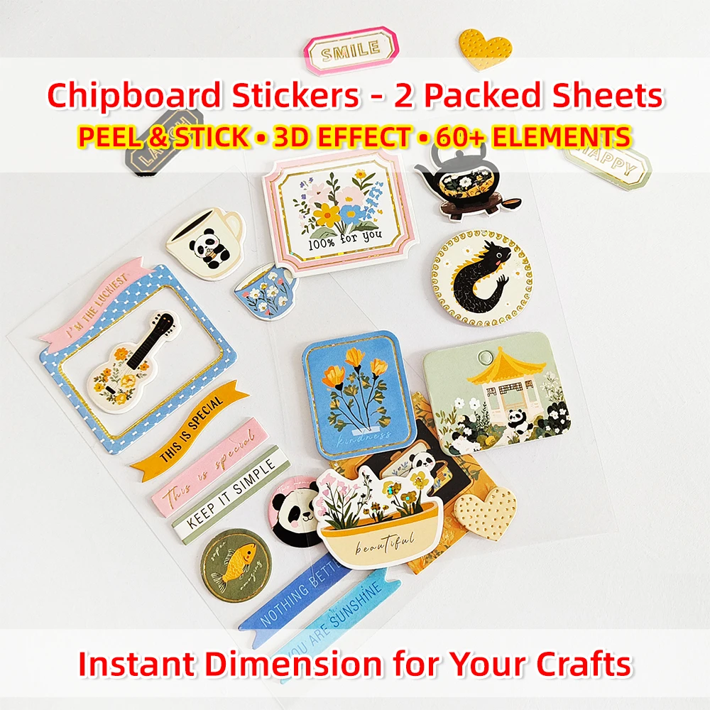 Creative Path Chipboard Stickers Scrapbooking Supplies Crafts Journaling Cardmaking Embellishments Materials DIY Decorations
Creative Path Chipboard Stickers Scrapbooking Supplies Crafts Journaling Cardmaking Embellishments Materials DIY Decorations
