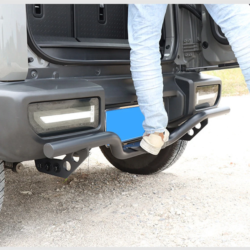 Rear Bumper Guard Crash Bar for Suzuki Jimny JB74 2019-2026, Heavy Duty Steel Rear Protector Black, Bolt-on, JMN095
Rear Bumper Guard Crash Bar for Suzuki Jimny JB74 2019-2026, Heavy Duty Steel Rear Protector Black, Bolt-on, JMN095