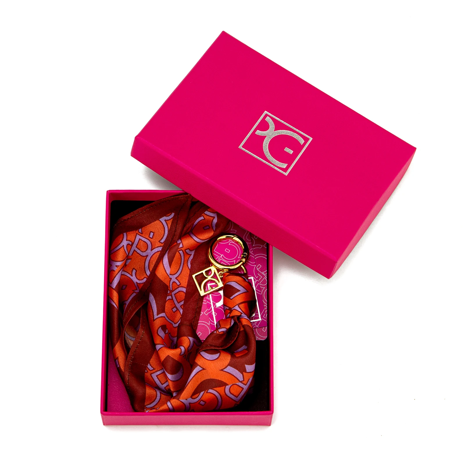 PG Women's Silk Scarf Accessories Temperament Pendant Luggage Accessories Fashionable Street Multi-style Luggage Accessories
PG Women's Silk Scarf Accessories Temperament Pendant Luggage Accessories Fashionable Street Multi-style Luggage Accessories