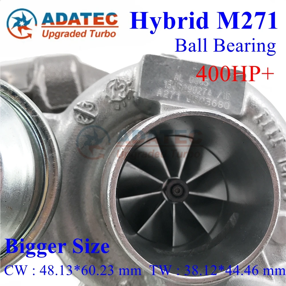 400HP+ A2710903680 Hybrid M271 Ball Bearing Turbo A2710903480 RHF4 AL0065 110921-0252 Upgrade for Mercedes E-Class 250 Blue Effi
400HP+ A2710903680 Hybrid M271 Ball Bearing Turbo A2710903480 RHF4 AL0065 110921-0252 Upgrade for Mercedes E-Class 250 Blue Effi
