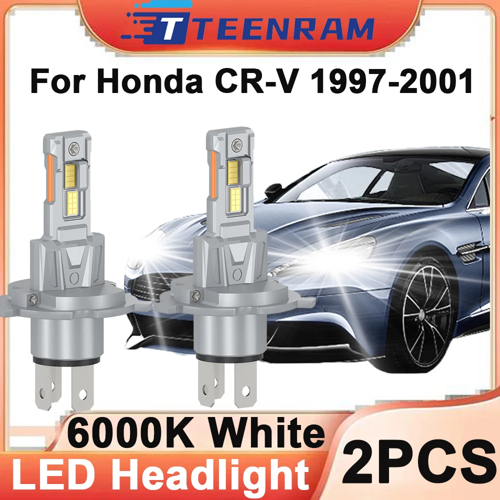 H4 Led Canbus Headlights 6000K Super Bright 150W High/Low Beam Blubs 3570 CSP Chips Front headLight For Honda CR-V 1997-2001
H4 Led Canbus Headlights 6000K Super Bright 150W High/Low Beam Blubs 3570 CSP Chips Front headLight For Honda CR-V 1997-2001