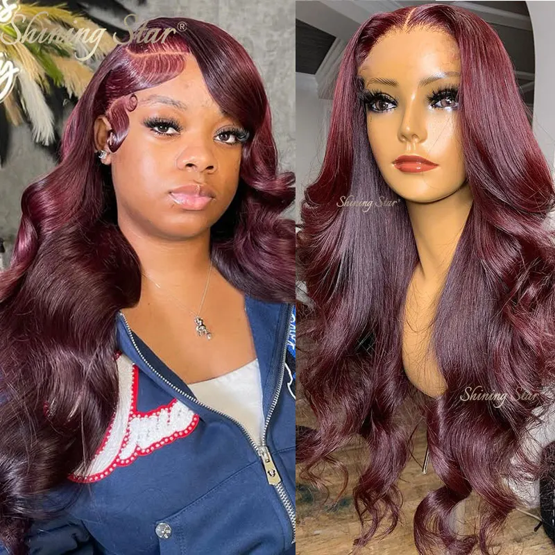 Dark Burgundy Straight Lace Front Wig 13X6 Hd Lace Frontal Wig Brazilian Colored Red 13X4 Lace Front Human Hair Wigs For Women
Dark Burgundy Straight Lace Front Wig 13X6 Hd Lace Frontal Wig Brazilian Colored Red 13X4 Lace Front Human Hair Wigs For Women