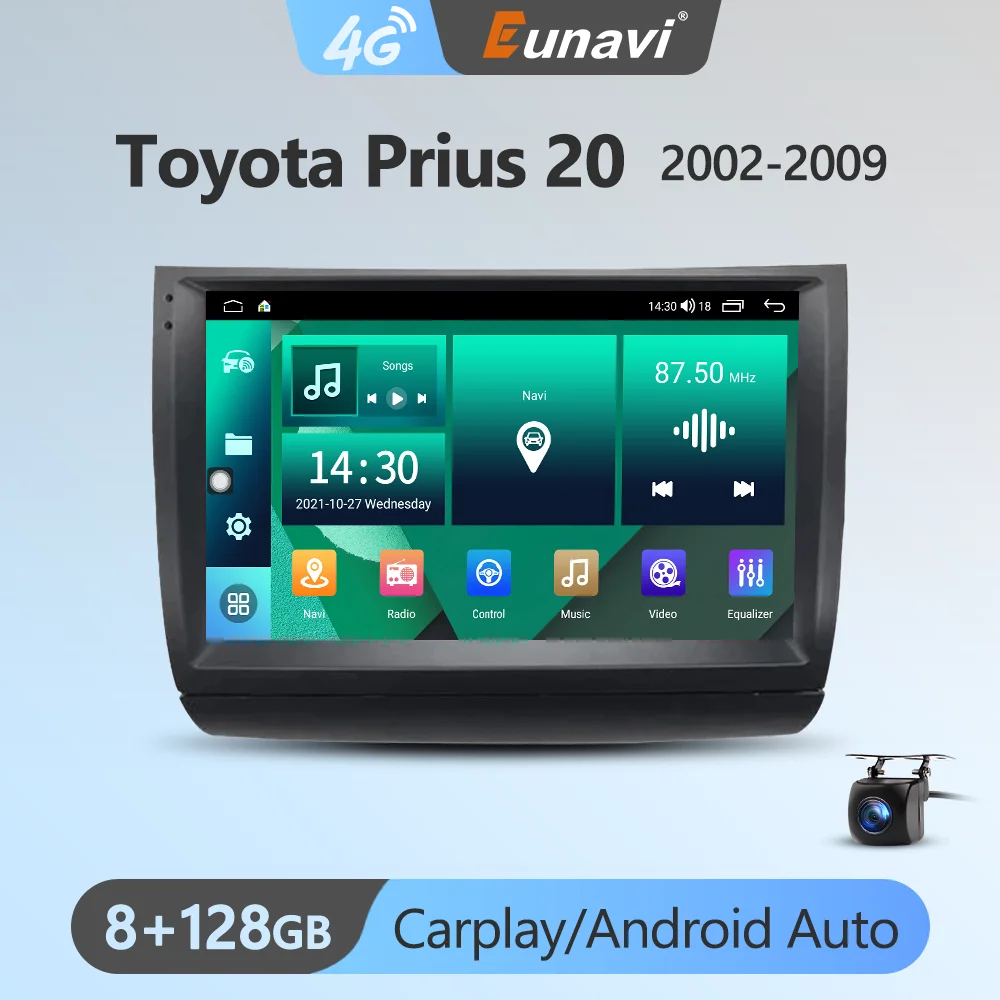 Eunavi 7862 4G 2DIN Android Auto Radio GPS For Toyota Prius 20 2002-2009 Car Multimedia Video Player Carplay 2 Din
Eunavi 7862 4G 2DIN Android Auto Radio GPS For Toyota Prius 20 2002-2009 Car Multimedia Video Player Carplay 2 Din