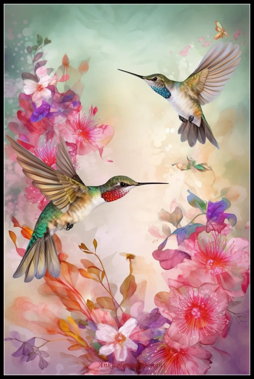 Embroidery Counted Cross Stitch Kits Needlework - Crafts 14 ct DMC Color DIY Arts Handmade Decor - Fluttering Hummingbirds
Embroidery Counted Cross Stitch Kits Needlework - Crafts 14 ct DMC Color DIY Arts Handmade Decor - Fluttering Hummingbirds
