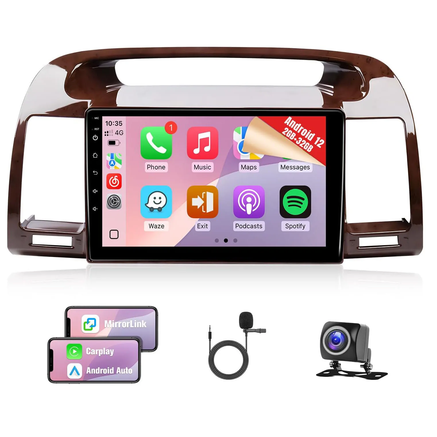 9-дюймовая 8-ядерная автомагнитола Android 12 для Toyota Camry 2002-2006 (обновление радио, не подходит для J.B.L и моделей с большим экраном)
9-дюймовая 8-ядерная автомагнитола Android 12 для Toyota Camry 2002-2006 (обновление радио, не подходит для J.B.L и моделей с большим экраном)