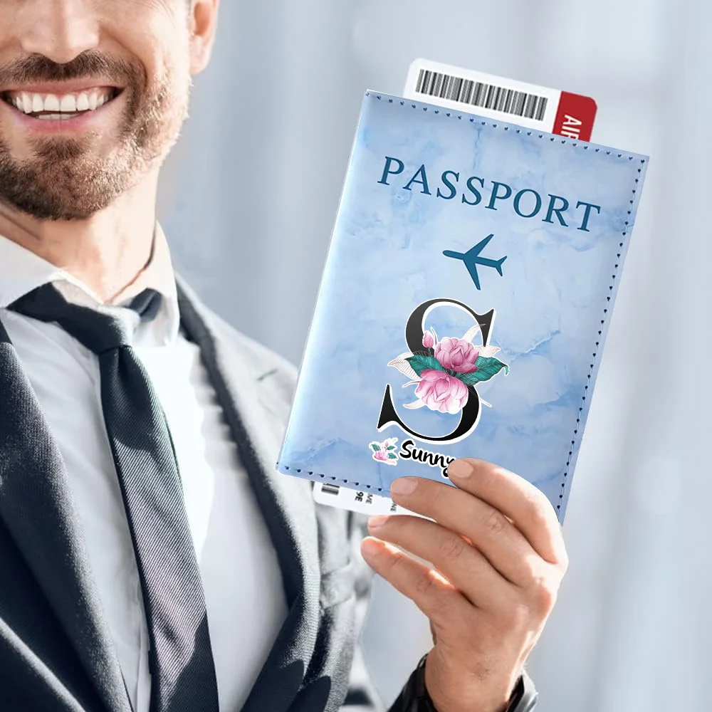 Custom Name Synthetic Leather Passport Holder, Slim Portable Wallet for Cards Tickets Travel Use Men Women Daily Accessory
Custom Name Synthetic Leather Passport Holder, Slim Portable Wallet for Cards Tickets Travel Use Men Women Daily Accessory