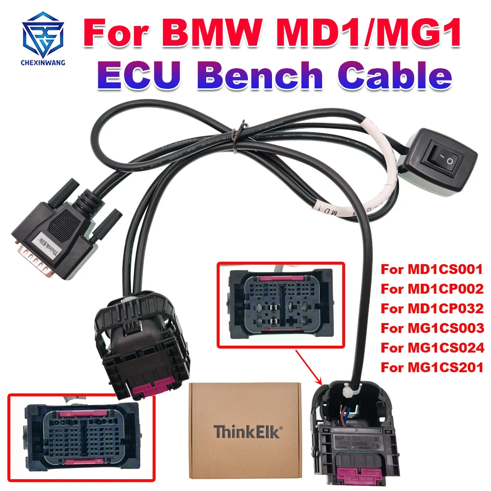 ThinkELK ECU Bench Cable For BMW MD1/MG1 For Bosch MD1CS001/003/024/201 MD1CP002/032 Bench Mode ECU Diagnostic Tools Adapter
ThinkELK ECU Bench Cable For BMW MD1/MG1 For Bosch MD1CS001/003/024/201 MD1CP002/032 Bench Mode ECU Diagnostic Tools Adapter
