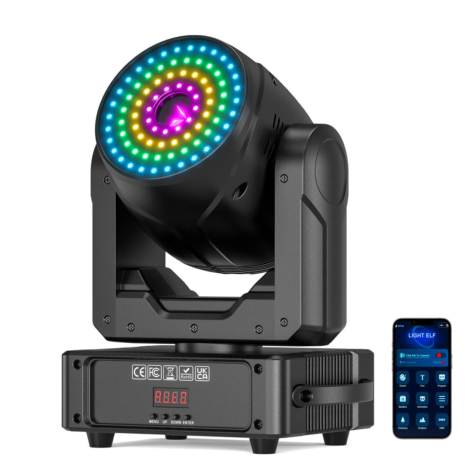 Fieryzeal 2W Moving Head Animation Projector DMX512 Full Color RGB Professional Stage Light Effect for Nightclub Bar DJ Party
Fieryzeal 2W Moving Head Animation Projector DMX512 Full Color RGB Professional Stage Light Effect for Nightclub Bar DJ Party