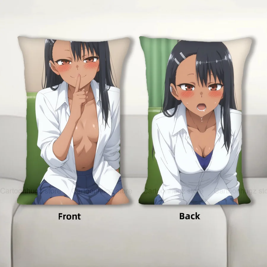 Dakimakura Anime Nagatoro Hayase Pillow Cover Sofa Cushion Double-side Print Throw Pillow Case 40X60cm
Dakimakura Anime Nagatoro Hayase Pillow Cover Sofa Cushion Double-side Print Throw Pillow Case 40X60cm