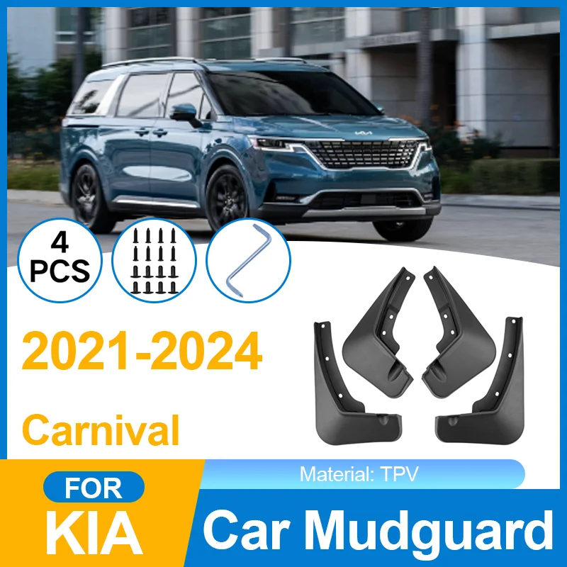 for Kia Grand Carnival KA4 2021 2022 2023 2024 4x Car Mudguards Fender Mud Flaps Guard Splash Mudflaps Accessories Car-styling
for Kia Grand Carnival KA4 2021 2022 2023 2024 4x Car Mudguards Fender Mud Flaps Guard Splash Mudflaps Accessories Car-styling