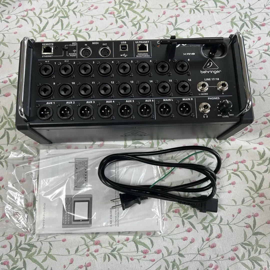 Распродажа больших скидок на Behringer X Air XR18 18-канальный цифровой Миксер с планшетом
Распродажа больших скидок на Behringer X Air XR18 18-канальный цифровой Миксер с планшетом