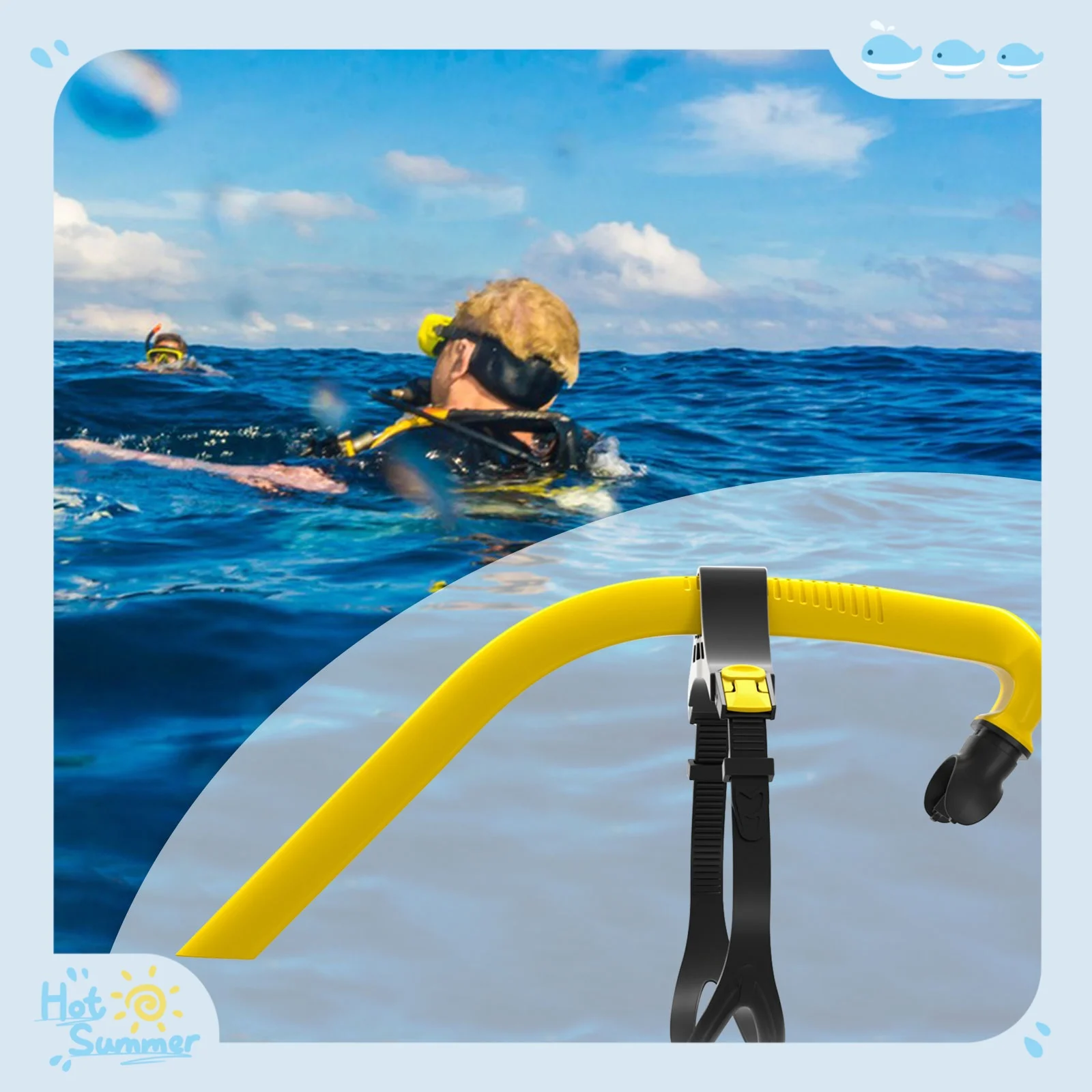 Scuba Diving Snorkel Breathing Tube for Swimming Freediving Snorkeling Gear with Comfortable Mouthpiece Dry Top Valve Outdoor
Scuba Diving Snorkel Breathing Tube for Swimming Freediving Snorkeling Gear with Comfortable Mouthpiece Dry Top Valve Outdoor