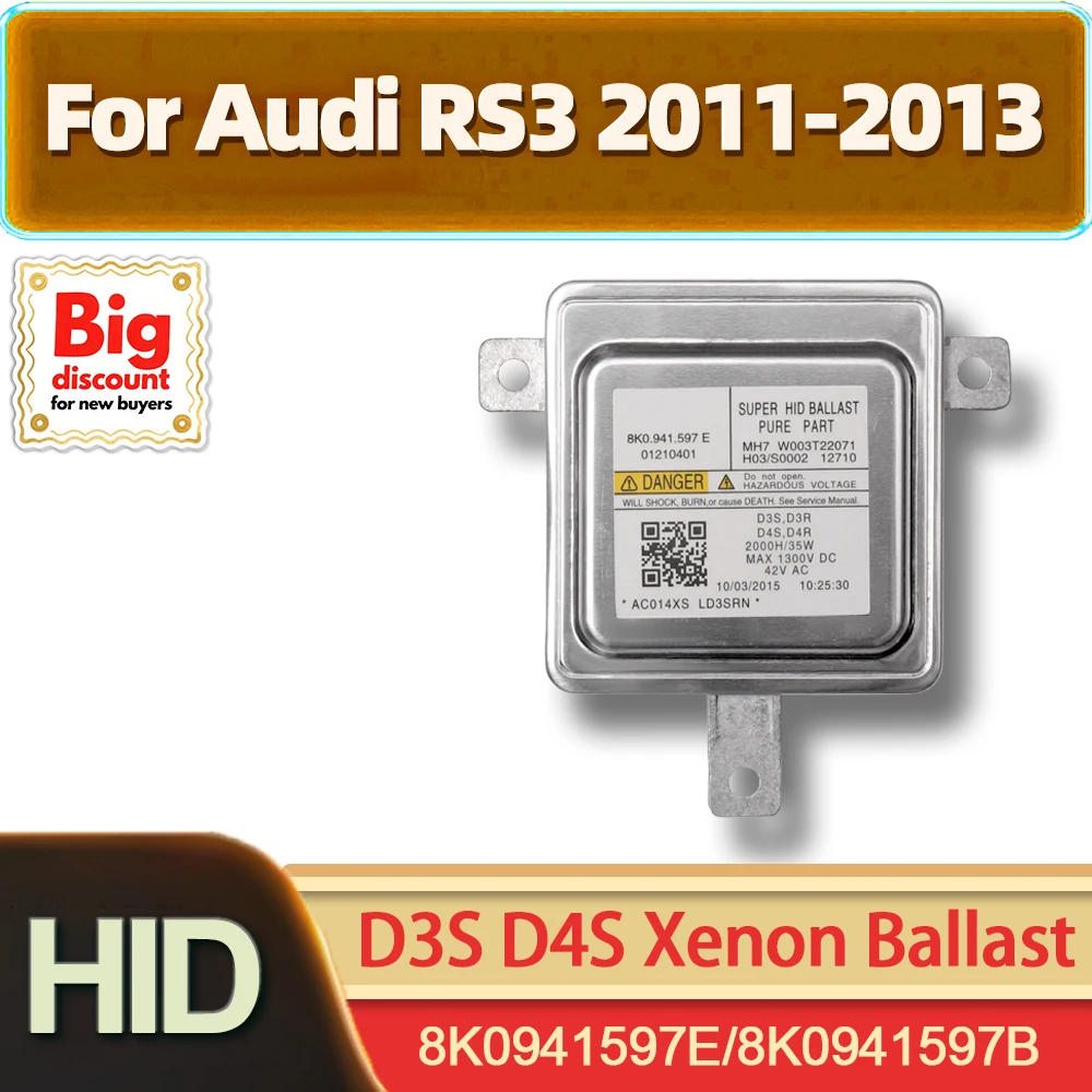 TEENRAM HID Xenon Headlight Ballast Control Unit OEM 8K0941597E 8K0941597B Xenon Light Ballast D3S D4S For Audi RS3 2011-2013
TEENRAM HID Xenon Headlight Ballast Control Unit OEM 8K0941597E 8K0941597B Xenon Light Ballast D3S D4S For Audi RS3 2011-2013