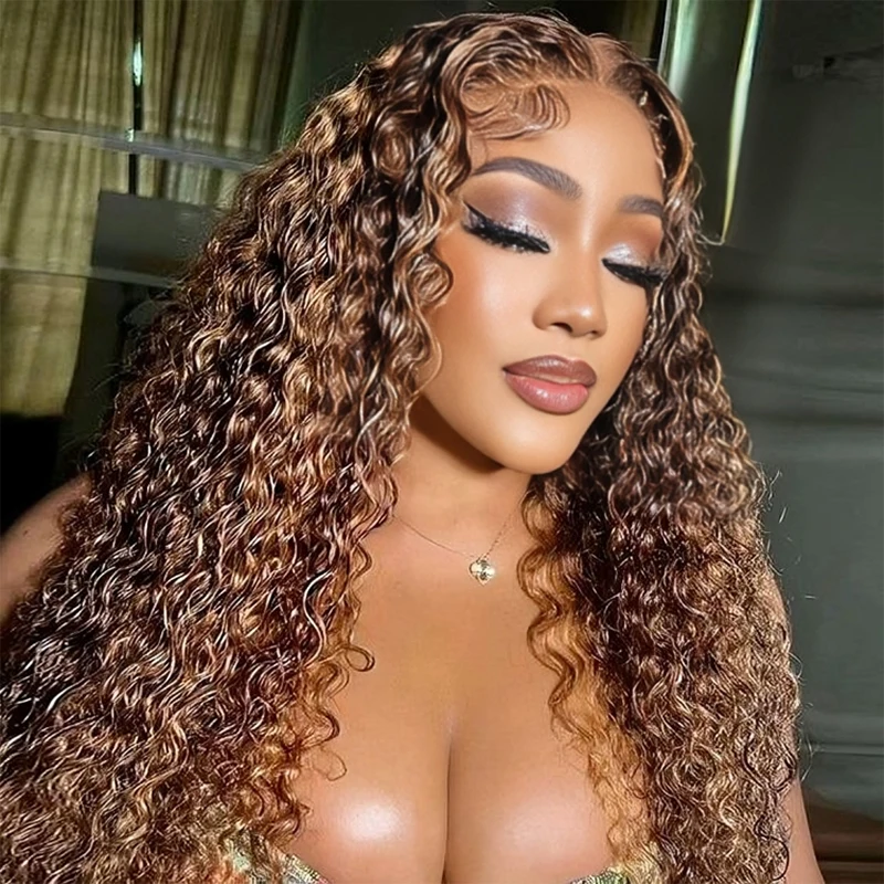 Highlight Wig Hd 13x6 Human Hair Preplucked Deep Water Wave Lace Frontal Brazilian Wig 13x4 Curly Lace Front Human Hair Wig
Highlight Wig Hd 13x6 Human Hair Preplucked Deep Water Wave Lace Frontal Brazilian Wig 13x4 Curly Lace Front Human Hair Wig