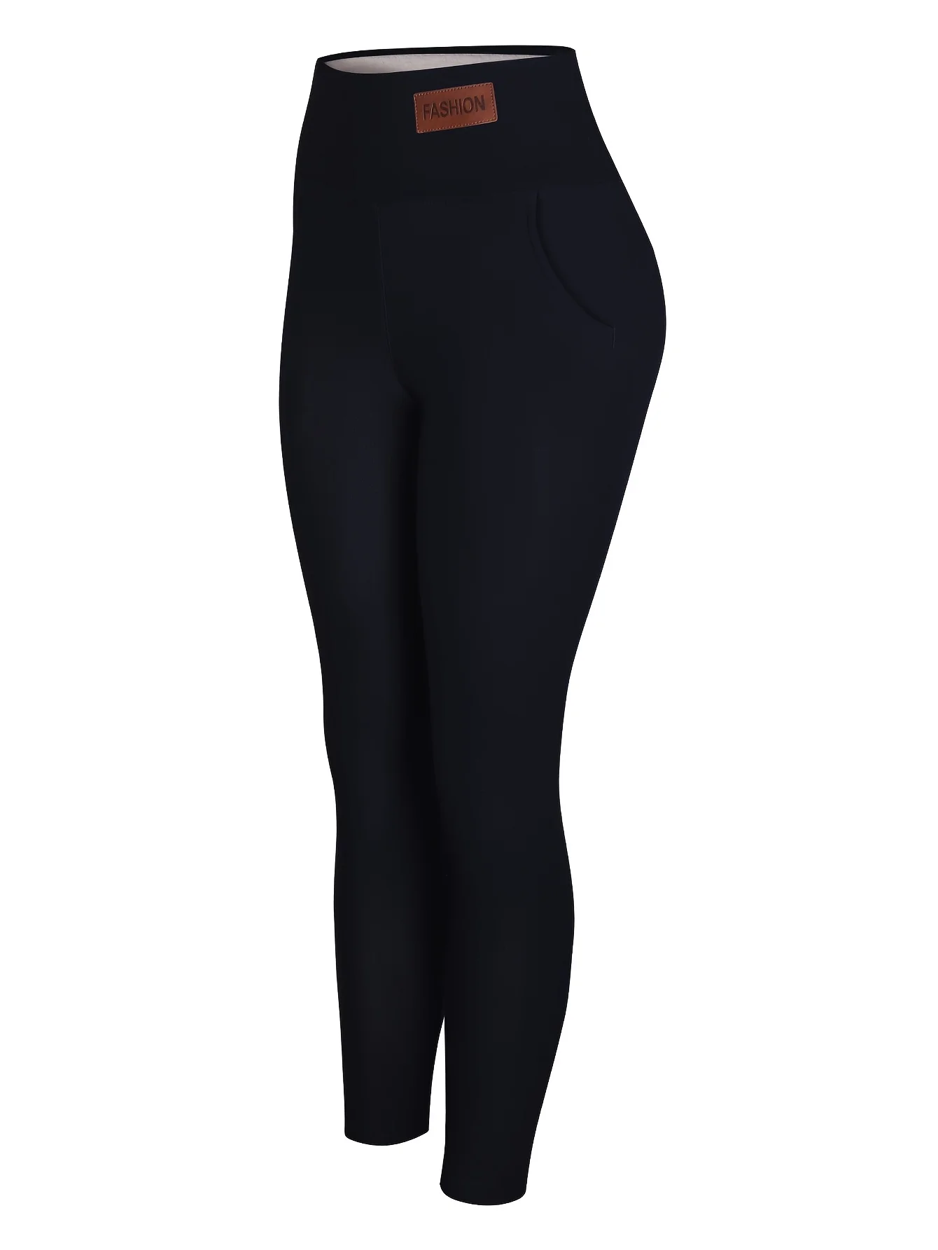 1 комплект черных женских спортивных брюк с высокой талией на флисовой подкладке, теплые эластичные джоггеры с карманами для зимнего спортзала и повседневной одежды
1 комплект черных женских спортивных брюк с высокой талией на флисовой подкладке, теплые эластичные джоггеры с карманами для зимнего спортзала и повседневной одежды