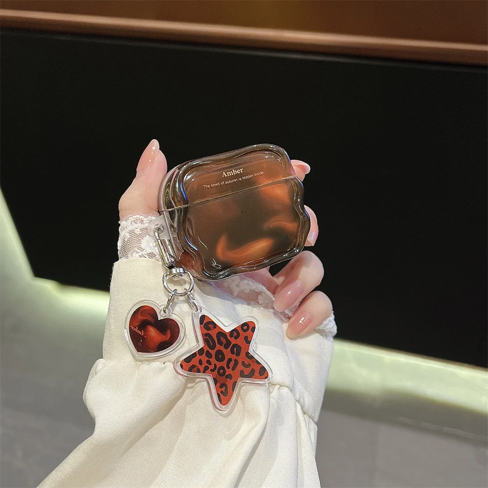 Stylish Dark Color Tortoiseshell Amber Soft Glossy Earphone Case Cover for Airponds pro 2 Fundas Airpods 2 3 4 Pro 3 Cases
Stylish Dark Color Tortoiseshell Amber Soft Glossy Earphone Case Cover for Airponds pro 2 Fundas Airpods 2 3 4 Pro 3 Cases