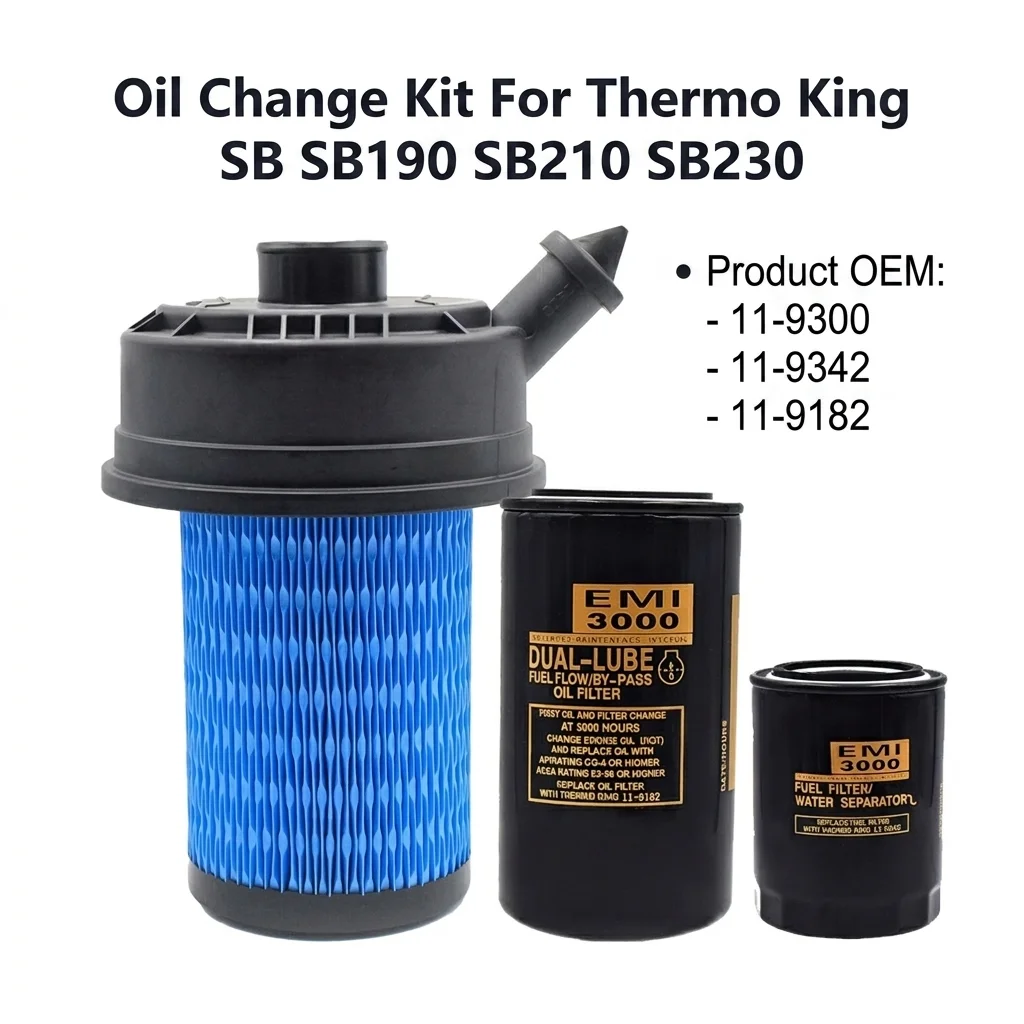 1Set 11-9300 11-9342 11-9182 Oil Change Kit For Thermo King SB SB190 SB210 SB230
1Set 11-9300 11-9342 11-9182 Oil Change Kit For Thermo King SB SB190 SB210 SB230