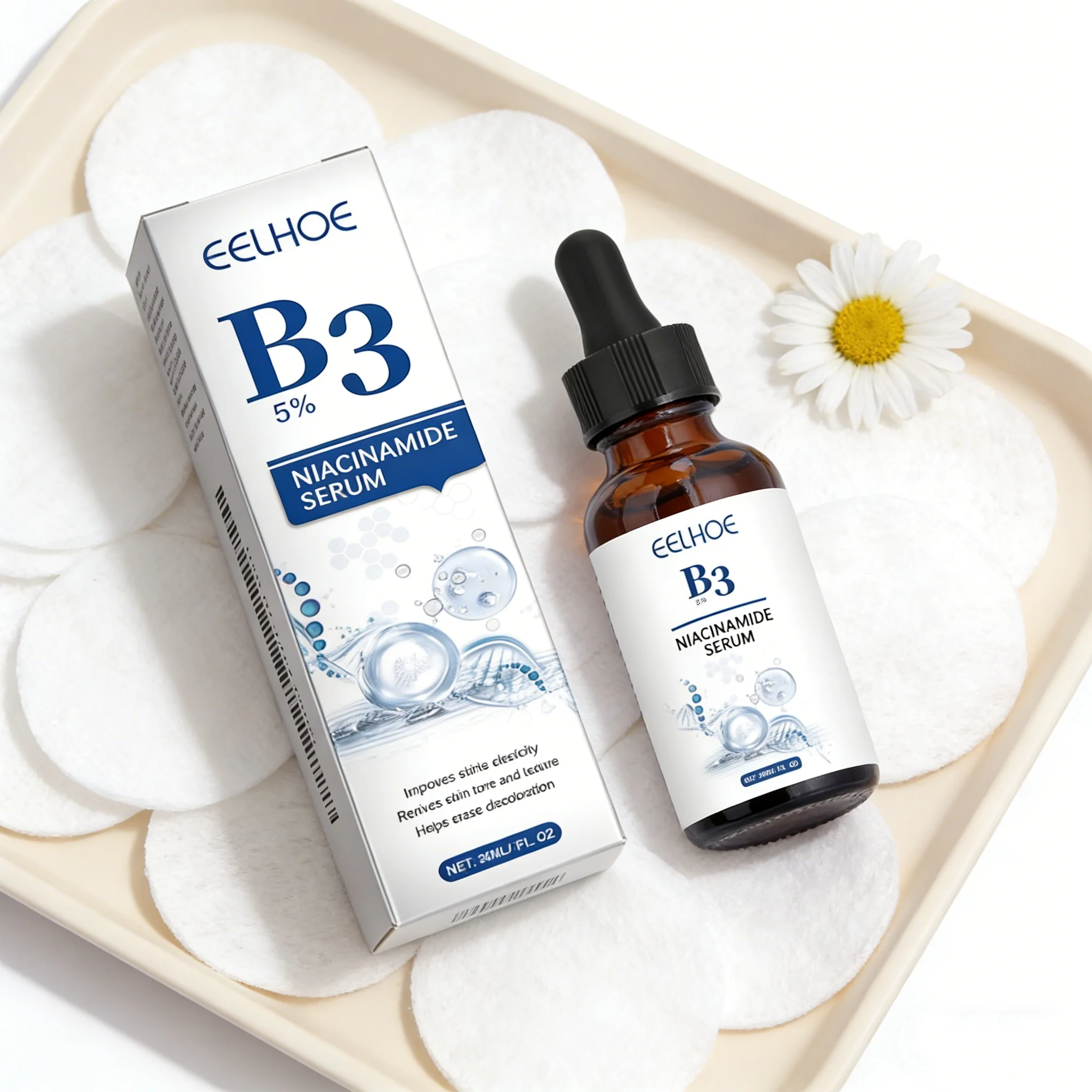 B3 Niacinamide Serum Fine Lines Remover Smoothing Fine Lines Anti Darkening Shrink Pores Firming Repair Skin Care Essence 30ml
B3 Niacinamide Serum Fine Lines Remover Smoothing Fine Lines Anti Darkening Shrink Pores Firming Repair Skin Care Essence 30ml