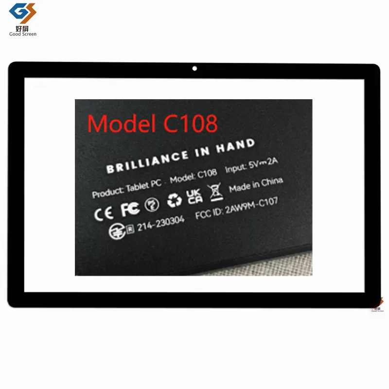 10,1-дюймовый черный для Brilliance in Hand C108, планшетный ПК, емкостный сенсорный экран, дигитайзер, датчик, внешняя стеклянная панель, модель C108
10,1-дюймовый черный для Brilliance in Hand C108, планшетный ПК, емкостный сенсорный экран, дигитайзер, датчик, внешняя стеклянная панель, модель C108