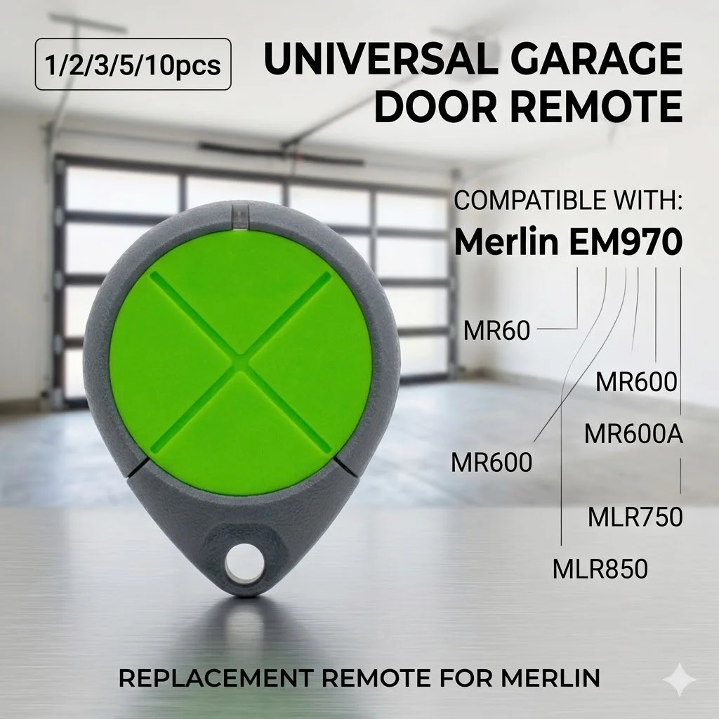 For Merlin E970M Garage Door Opener E945 E950 4 Button Security+ 2.0 Roller Door Gate Operator Opener Rolling Code
For Merlin E970M Garage Door Opener E945 E950 4 Button Security+ 2.0 Roller Door Gate Operator Opener Rolling Code