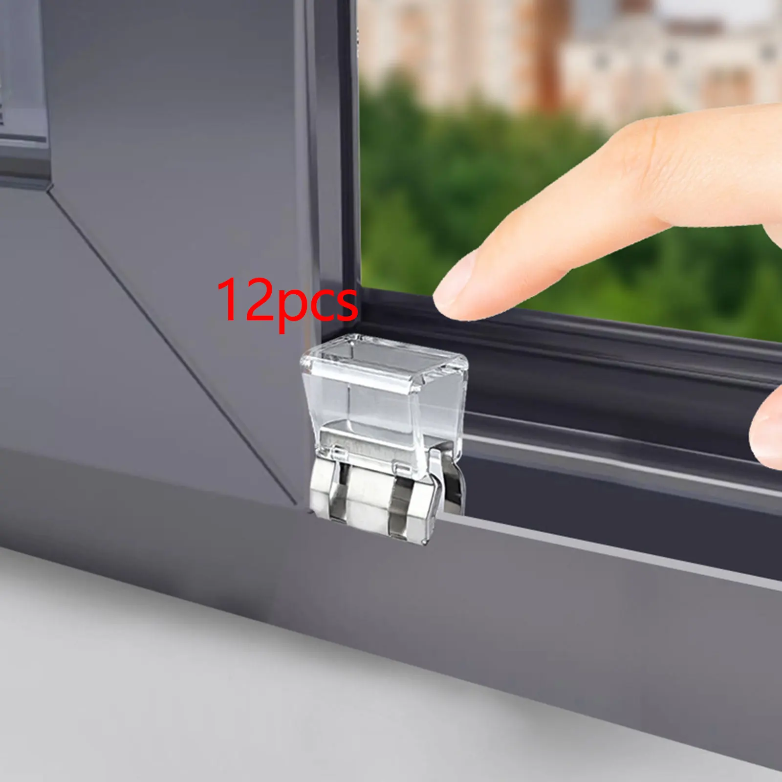 12 Pcs Anti-Cat Jump Window Latch Lock Window Safety Buckle Clip Locks Multipurpose for Child Protection Versatile Transparent
12 Pcs Anti-Cat Jump Window Latch Lock Window Safety Buckle Clip Locks Multipurpose for Child Protection Versatile Transparent