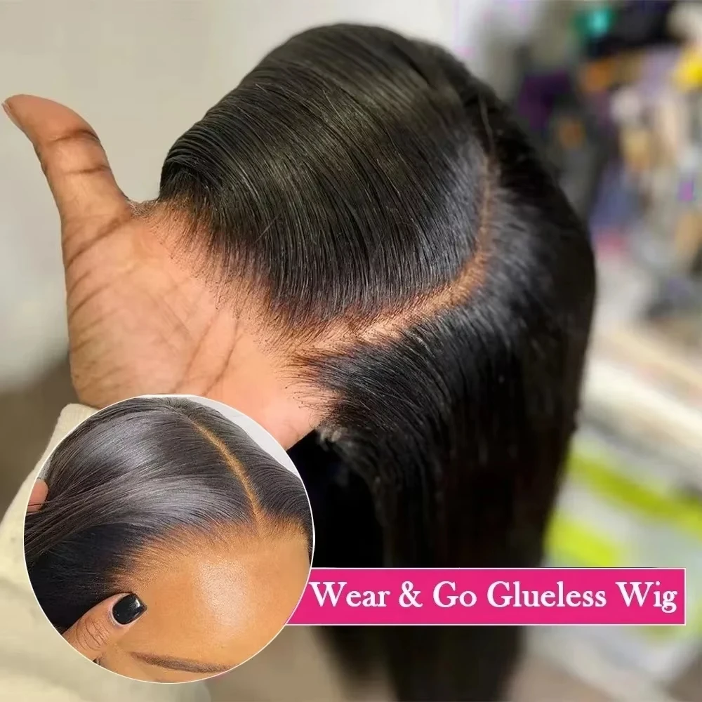 Bone Straight Wear Go Glueless Wig 30 40 Inch 13x6 HD Lace Frontal Wigs Human Hair Preplucked 5x5 Transparent HD Lace Front Wig
Bone Straight Wear Go Glueless Wig 30 40 Inch 13x6 HD Lace Frontal Wigs Human Hair Preplucked 5x5 Transparent HD Lace Front Wig