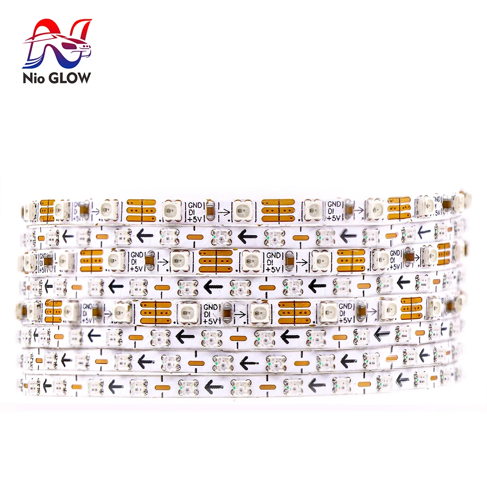 Ultra-Narrow WS2812B 3mm 5mm 2020SMD RGBIC LED Strip WS2812 100/120/160/240Leds/m Individually Addressable IC Light Tape DC5V
Ultra-Narrow WS2812B 3mm 5mm 2020SMD RGBIC LED Strip WS2812 100/120/160/240Leds/m Individually Addressable IC Light Tape DC5V