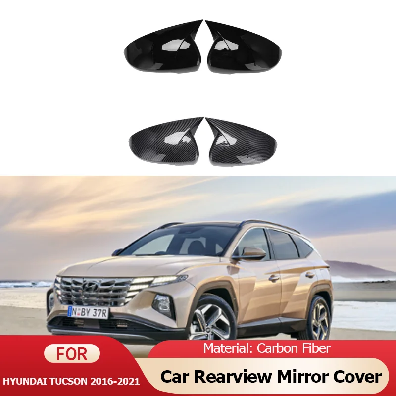 Carbon Fibre Car Rearview Side Mirror Cover Wing Cap Exterior Door Rear View Case Accessories for Hyundai Tucson MK3 2016~2021
Carbon Fibre Car Rearview Side Mirror Cover Wing Cap Exterior Door Rear View Case Accessories for Hyundai Tucson MK3 2016~2021