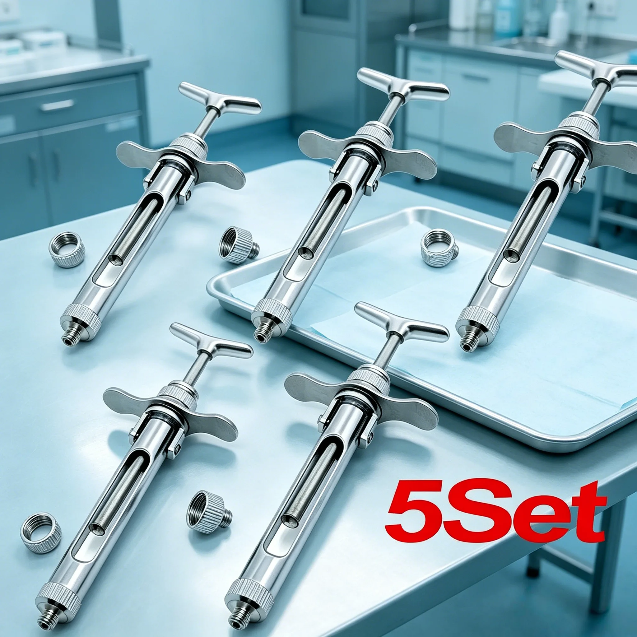 Dental Surgical Syringe 2.2ML Stainless Steel Press Type Quantitative Syringe for Dentists & Clinics
Dental Surgical Syringe 2.2ML Stainless Steel Press Type Quantitative Syringe for Dentists & Clinics