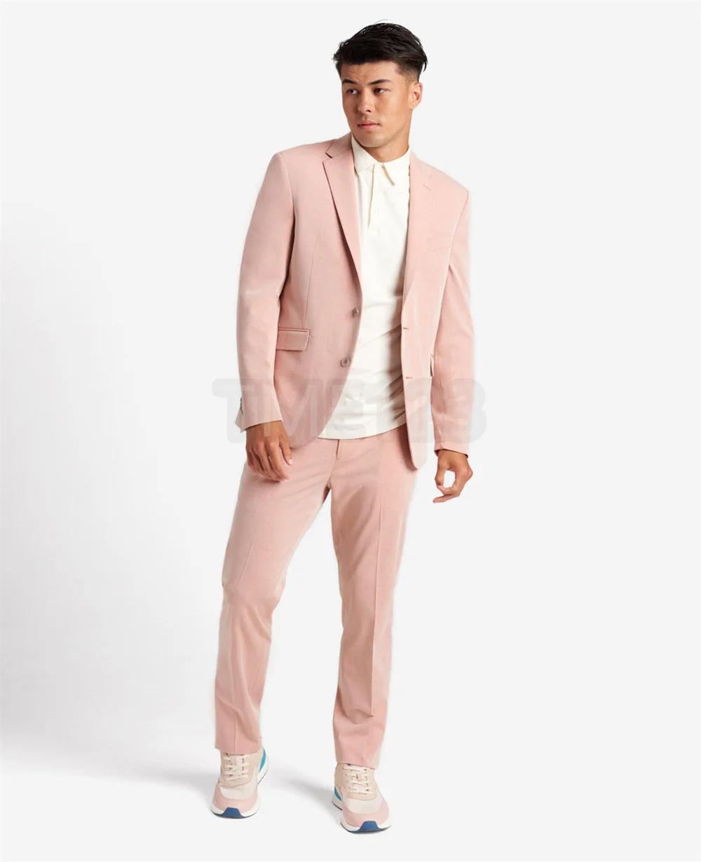 (Jacket+Pants) Fashion Men's Pure color leisure Suits Pink Slim Fit Men Business Banquet Suit Set size 3XL 4XL 5XL
(Jacket+Pants) Fashion Men's Pure color leisure Suits Pink Slim Fit Men Business Banquet Suit Set size 3XL 4XL 5XL