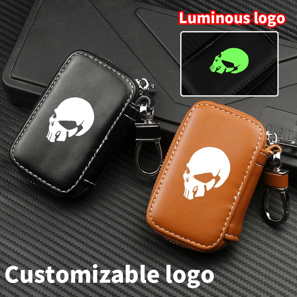 All Saints' Day Creative Luminous Skeleton Pattern Unisex Car Keychain Portable Key Bag Leather Car Key Wallets Car Accessories
All Saints' Day Creative Luminous Skeleton Pattern Unisex Car Keychain Portable Key Bag Leather Car Key Wallets Car Accessories