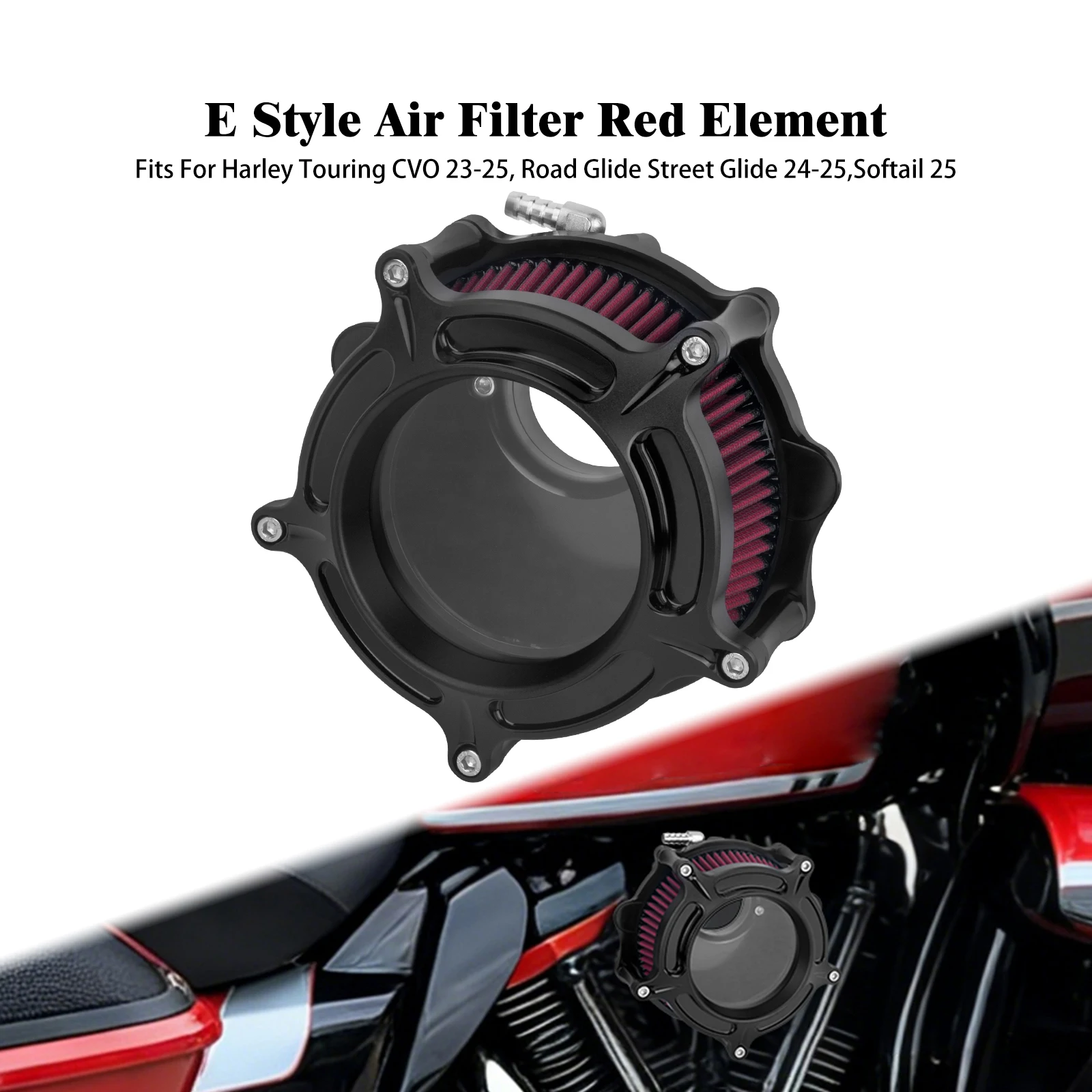 Red Air Filter Intake Cleaner Fit For Harley Softail FXBR 2025 Touring FLHX 2024-2025 CVO Glide
Red Air Filter Intake Cleaner Fit For Harley Softail FXBR 2025 Touring FLHX 2024-2025 CVO Glide