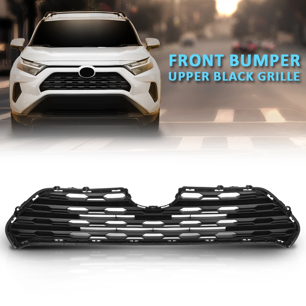 Car Front Bumper Upper Grille Grill Assembly Fit for Toyota Rav4 2019-2023 Black Plastic Strong Durable Sturdy Exterior Accessory
Car Front Bumper Upper Grille Grill Assembly Fit for Toyota Rav4 2019-2023 Black Plastic Strong Durable Sturdy Exterior Accessory
