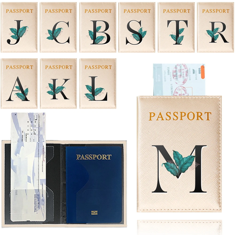 Custom Name Leaf Pattern PU Passport Cover, Practical Travel Organizer for ID and Credit Cards
Custom Name Leaf Pattern PU Passport Cover, Practical Travel Organizer for ID and Credit Cards