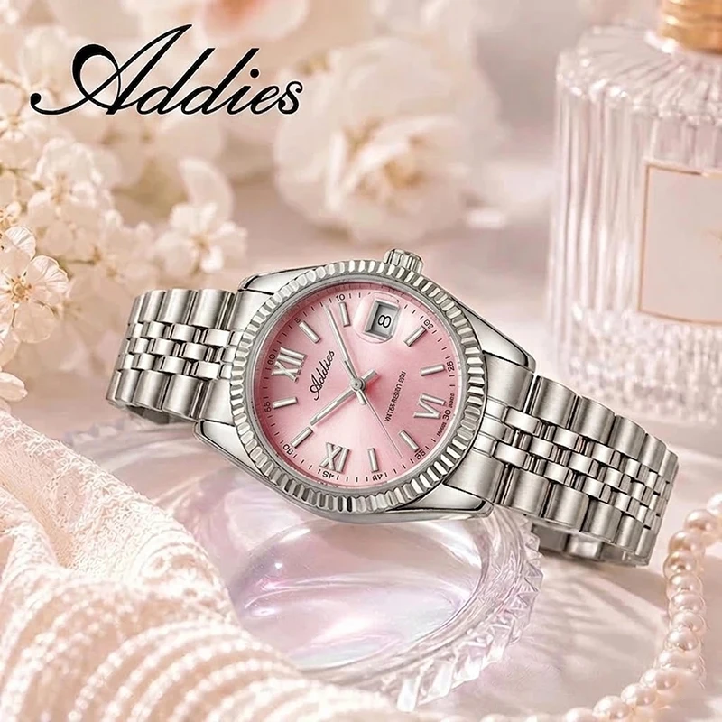 ADDIES Sapphire Glass Woman's Watch Top Brand Stainless Steel Super Luminous 5Bar Waterproof Business Luxury Women Watches Gift
ADDIES Sapphire Glass Woman's Watch Top Brand Stainless Steel Super Luminous 5Bar Waterproof Business Luxury Women Watches Gift