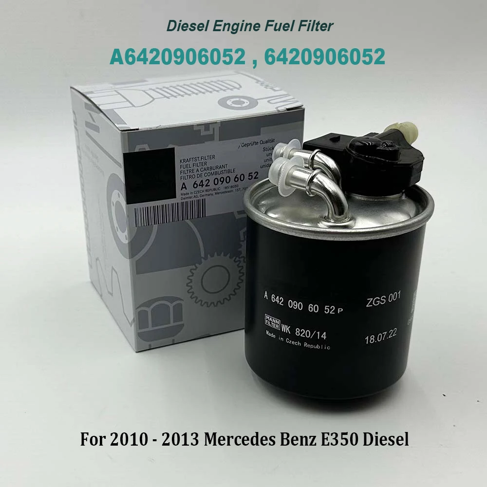 A 6420906052 A 6420903152 Топливный фильтр 6420906052 Для Benzz C350 CLS350 E350 GL350 Sprinter 2500 3500 OM651 OM642 WK820/14
A 6420906052 A 6420903152 Топливный фильтр 6420906052 Для Benzz C350 CLS350 E350 GL350 Sprinter 2500 3500 OM651 OM642 WK820/14